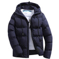 FrostDefender Waterproof Parka for Men with Adjustable Hood and Insulated Lining