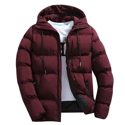 FrostDefender Waterproof Parka for Men with Adjustable Hood and Insulated Lining