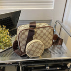 Vintage Pattern Crossbody Shoulder Bag