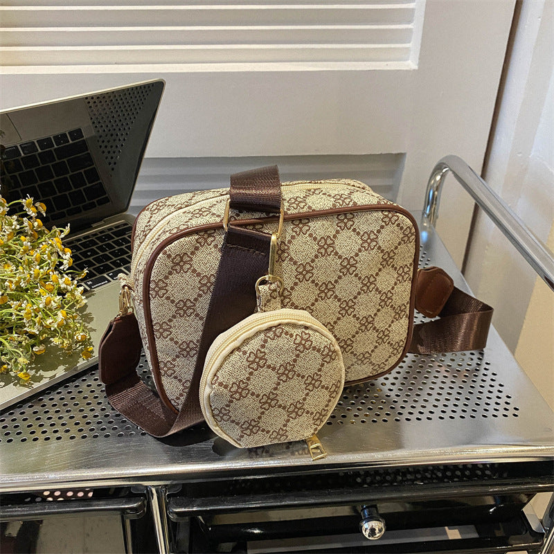 Vintage Pattern Crossbody Shoulder Bag