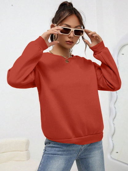 Women’s Loose-Fit Casual Pullover Sweatshirt