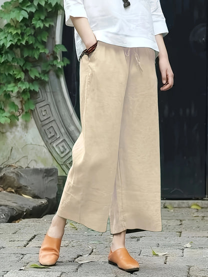 Casual Wide-leg Trousers From Europe And The US