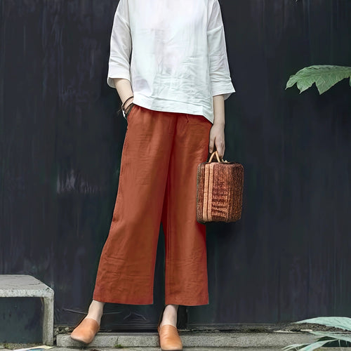Casual Wide-leg Trousers From Europe And The US