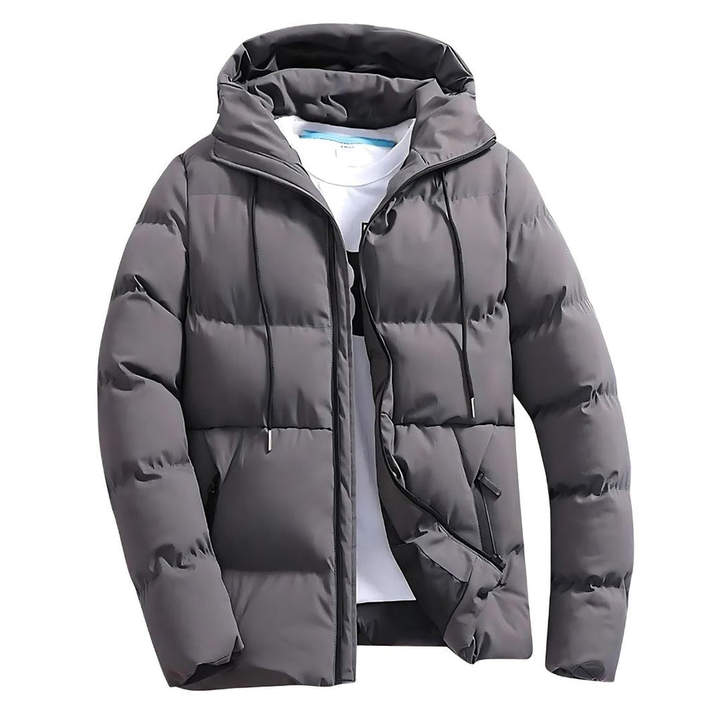 FrostDefender Waterproof Parka for Men with Adjustable Hood and Insulated Lining