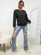 Women’s Loose-Fit Casual Pullover Sweatshirt