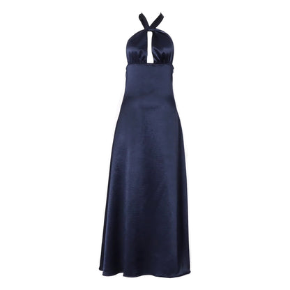 Elegant French-style Slip Dress A Light Sophisticated Formal Gown