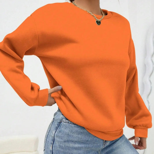 Women’s Loose-Fit Casual Pullover Sweatshirt