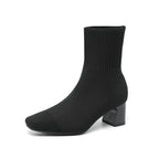 Elegant Knitted Sock Boots