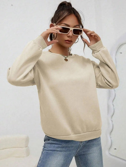 Women’s Loose-Fit Casual Pullover Sweatshirt