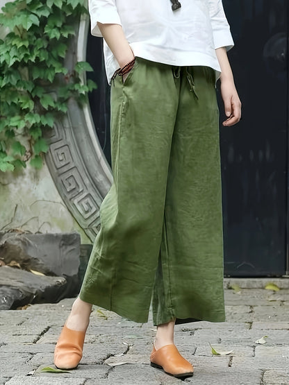 Casual Wide-leg Trousers From Europe And The US