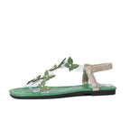 Butterfly Rhinestone Sandals