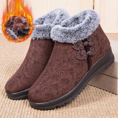 Elderly Snow Boots Winter Old Beijing Cloth Shoes Women