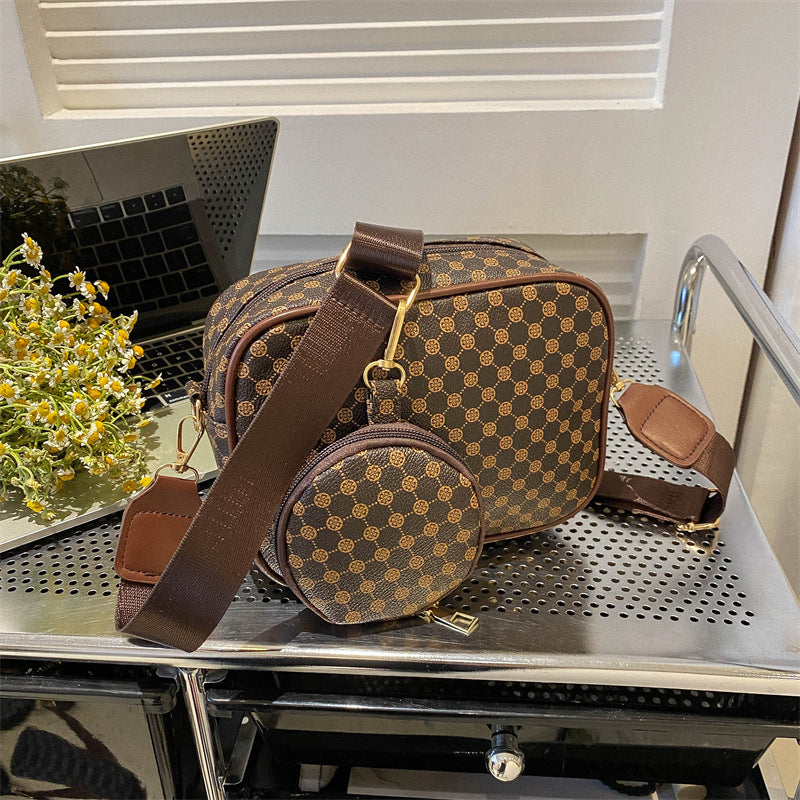Vintage Pattern Crossbody Shoulder Bag