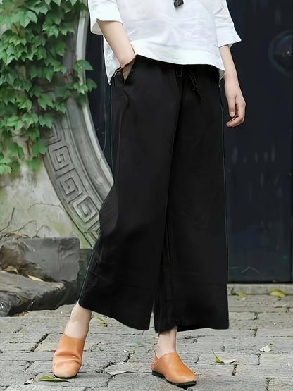 Casual Wide-leg Trousers From Europe And The US