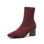 Elegant Knitted Sock Boots