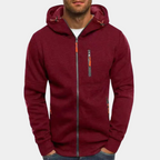 Casual Zippered Hoodie for Men