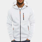 Casual Zippered Hoodie for Men