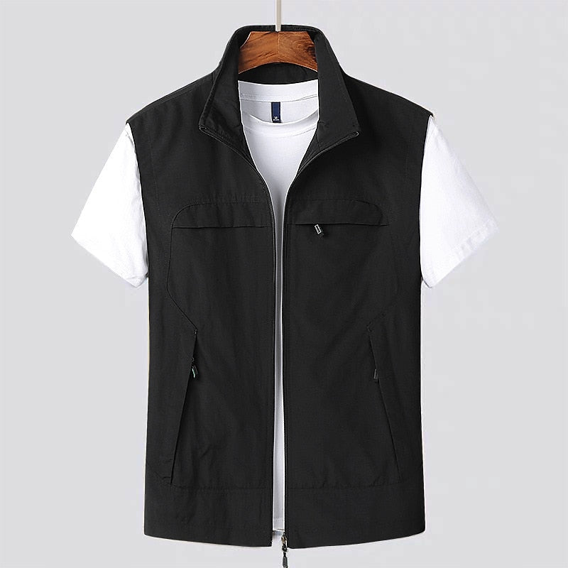 Lightweight Men's Vest with Quick-Drying and Breathable Features