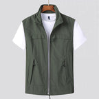 Lightweight Men's Vest with Quick-Drying and Breathable Features