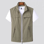 Lightweight Men's Vest with Quick-Drying and Breathable Features