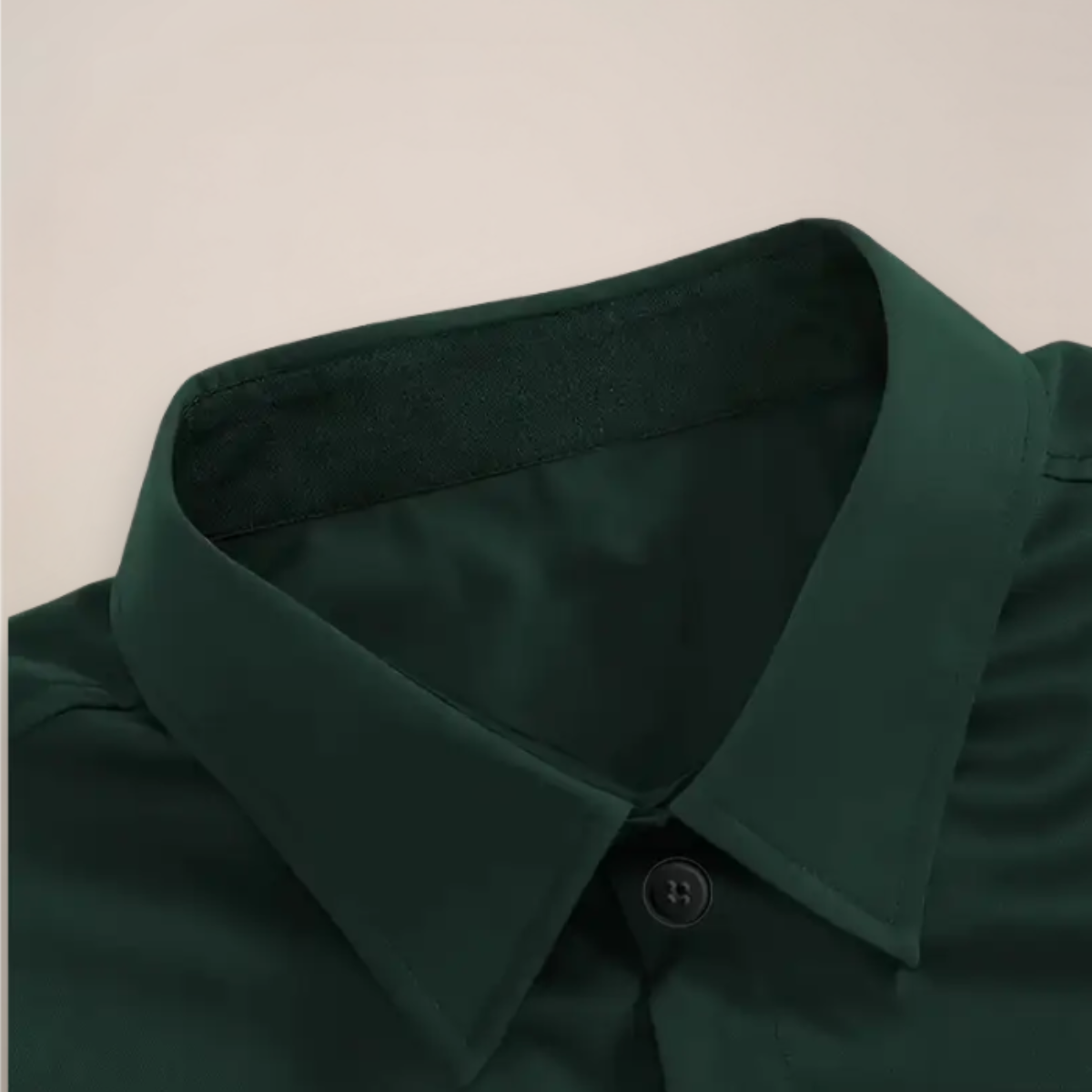Men's Dress Shirt with Long Sleeves and Button Front