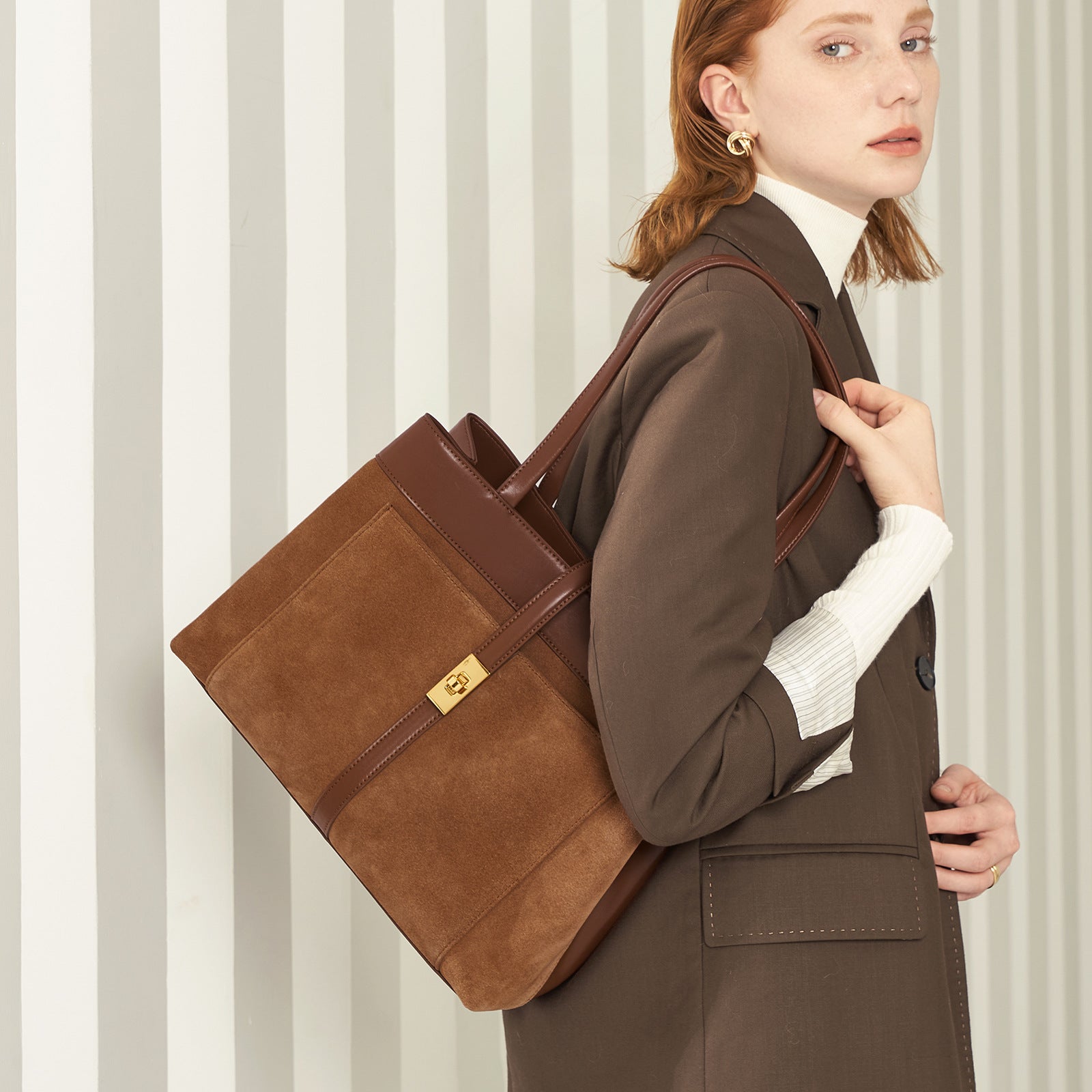 Utility Large Capacity Flap Shoulder Bag