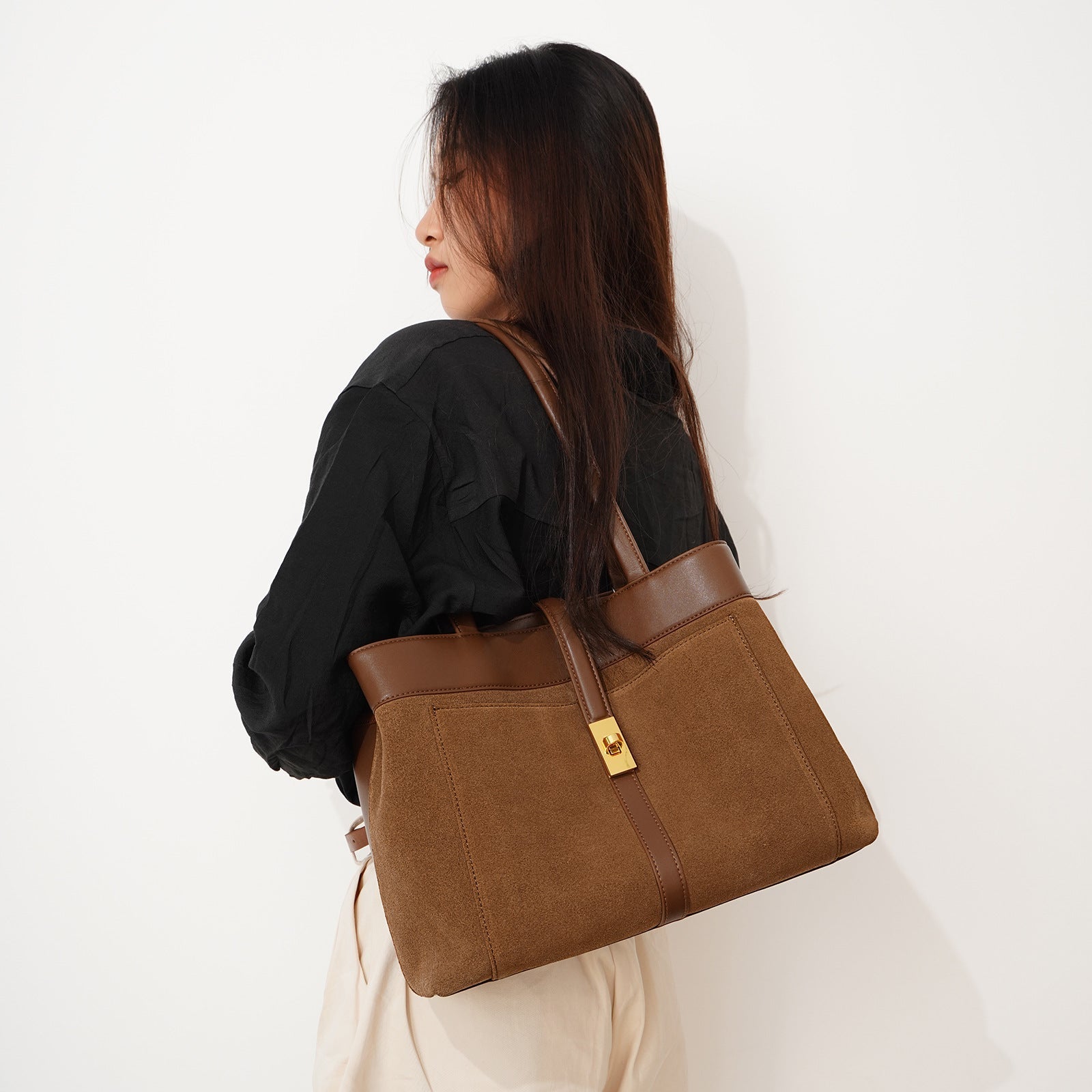 Utility Large Capacity Flap Shoulder Bag