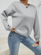 Women’s Loose-Fit Casual Pullover Sweatshirt