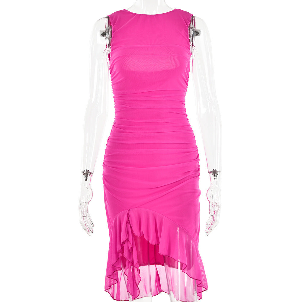 Elegant Slim Sleeveless Party Dress