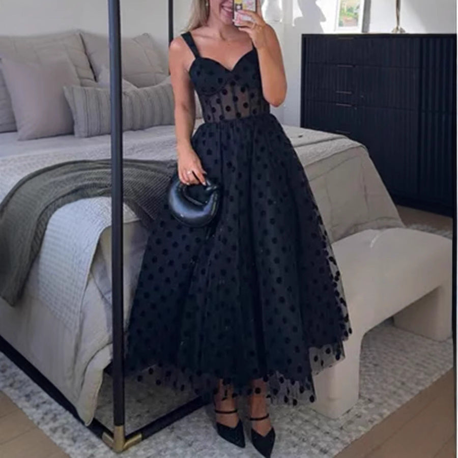 The Midnight Dots Tulle Dress