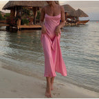 Satin Slip Maxi Dress