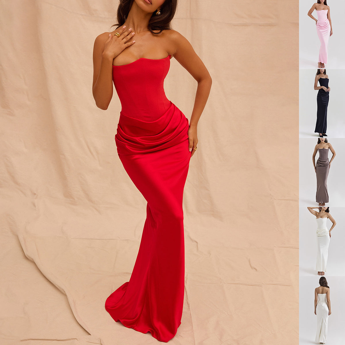Sexy Long Sleeve Bodycon Evening Party Dress
