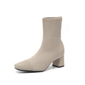 Elegant Knitted Sock Boots