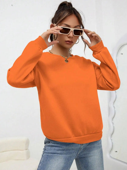 Women’s Loose-Fit Casual Pullover Sweatshirt