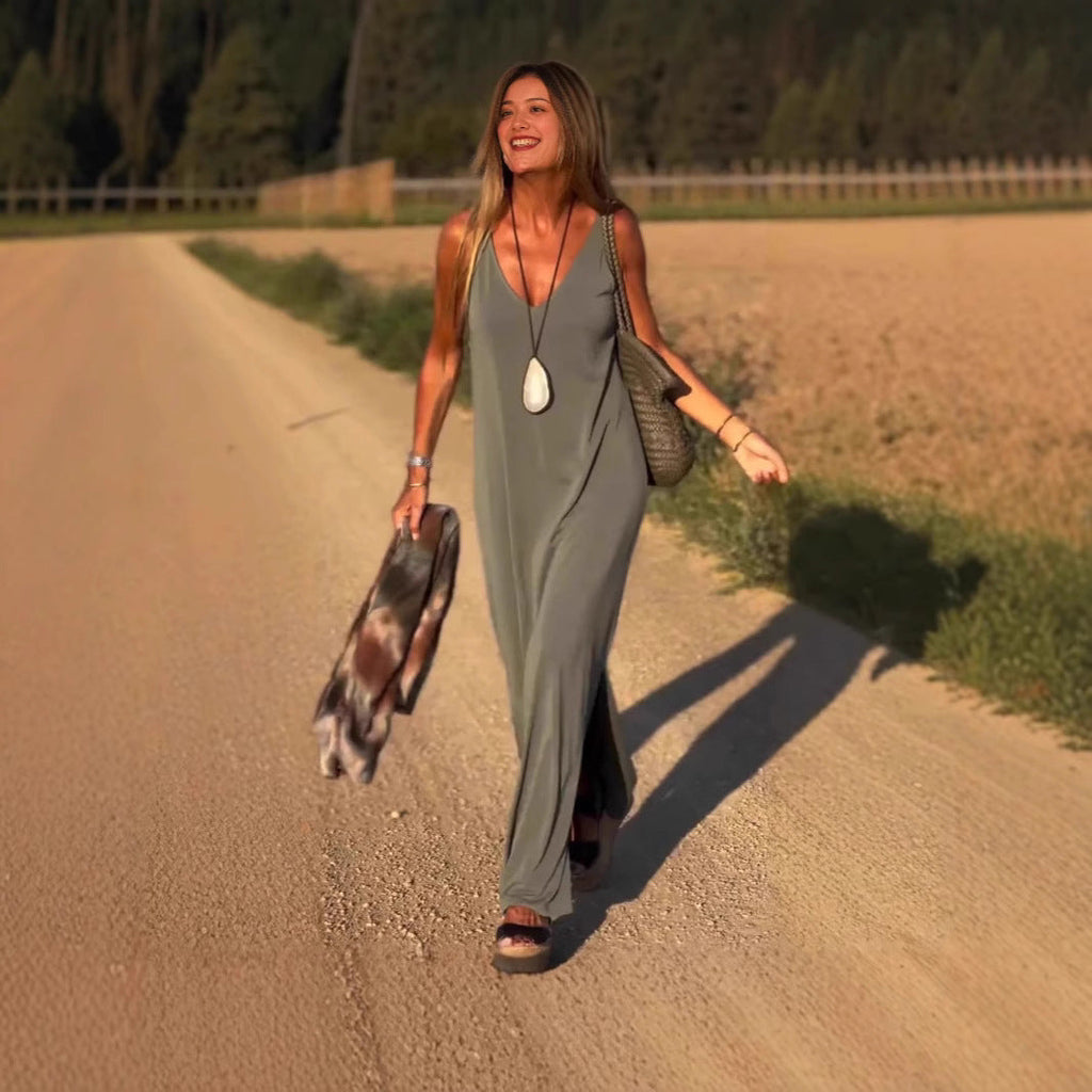 Women's Sexy Trend V-neck Strap Dress