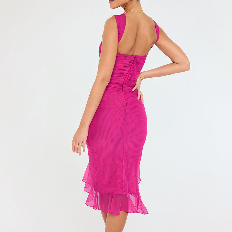 Elegant Slim Sleeveless Party Dress