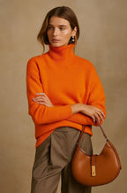 Elegant Ladies Cashmere Sweater with Lightweight Soft Fabric and Flattering Fit