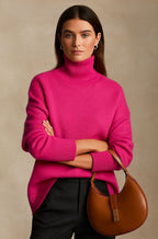 Elegant Ladies Cashmere Sweater with Lightweight Soft Fabric and Flattering Fit