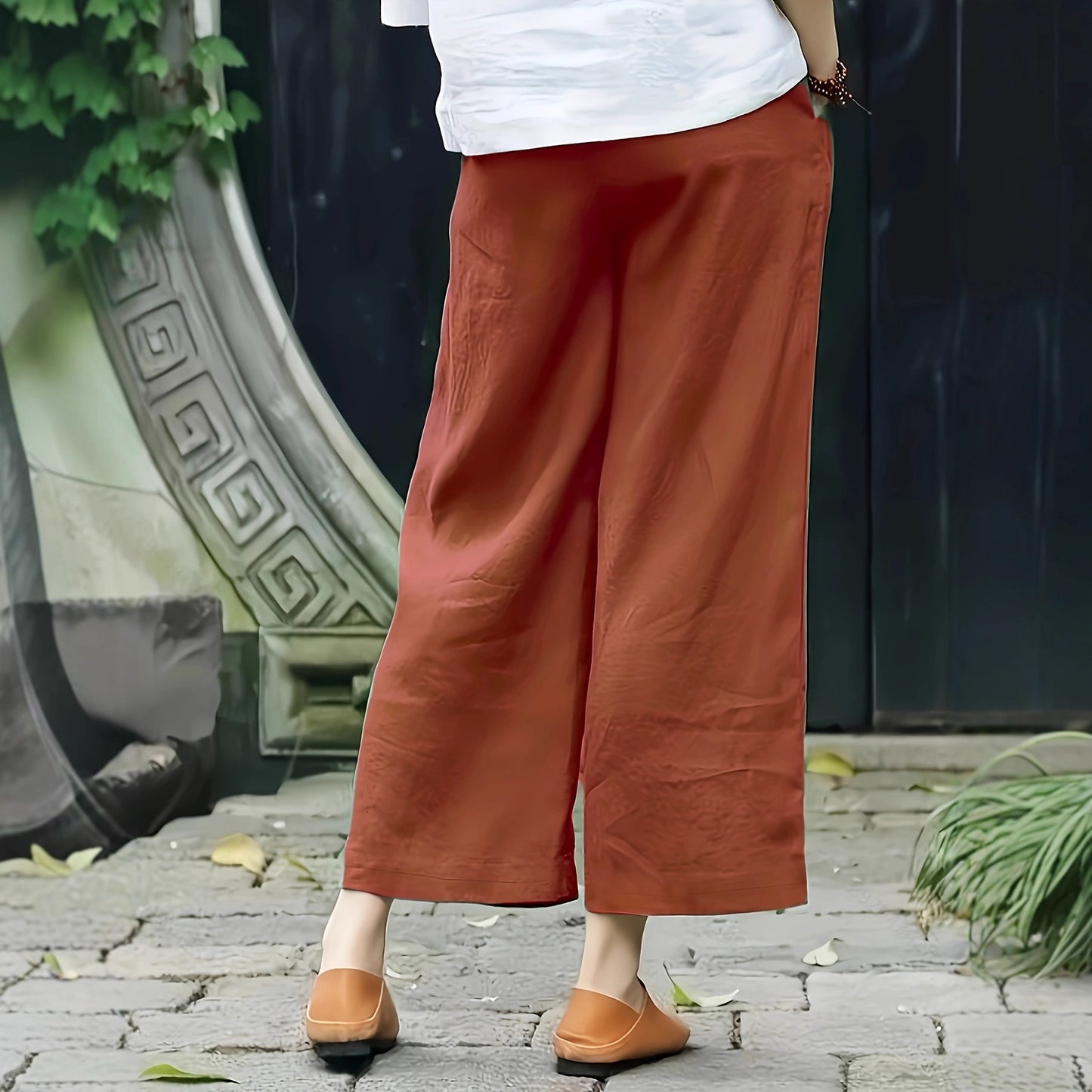 Casual Wide-leg Trousers From Europe And The US