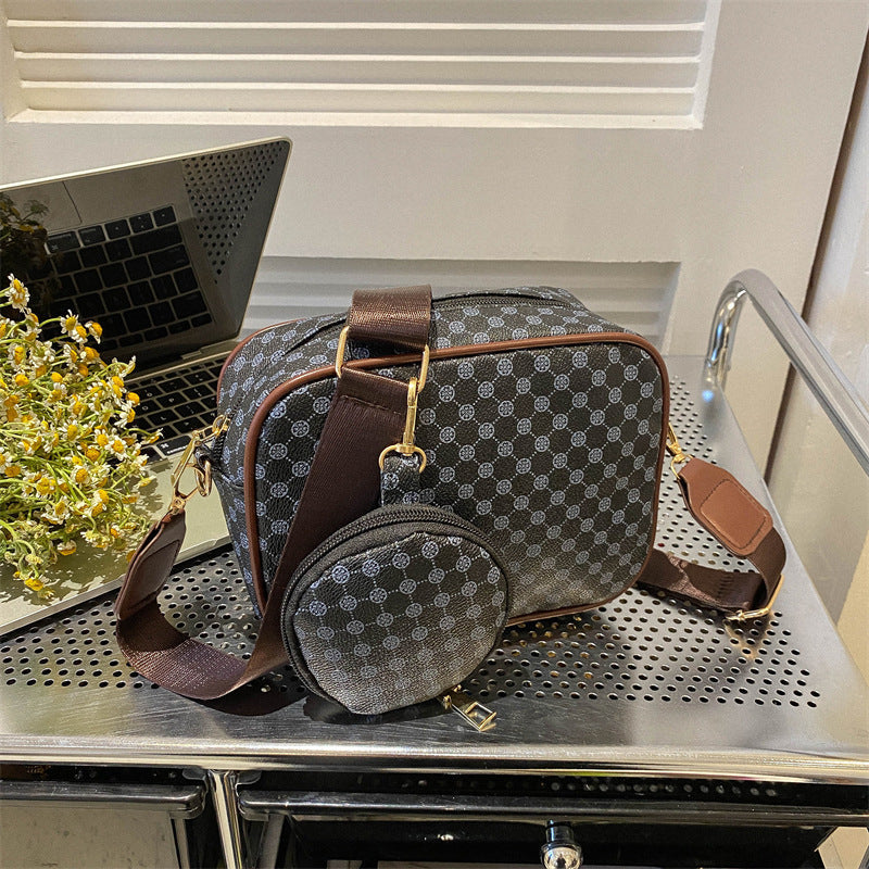 Vintage Pattern Crossbody Shoulder Bag