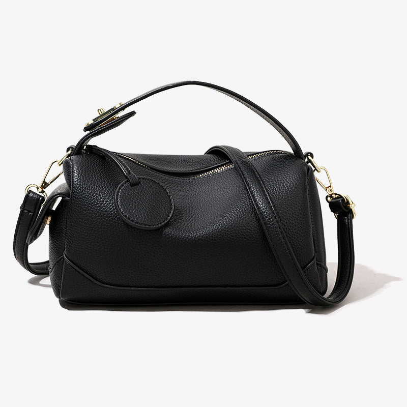 Soft Leather Pillow Crossbody Bag