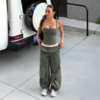 Womens Solid-Color Camisole Tube Top