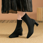 Elegant Knitted Sock Boots