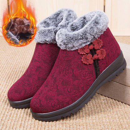 Elderly Snow Boots Winter Old Beijing Cloth Shoes Women