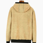 Men's Winter Jacket with Fleece Lining Hood and Pockets