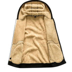 Men's Winter Jacket with Fleece Lining Hood and Pockets