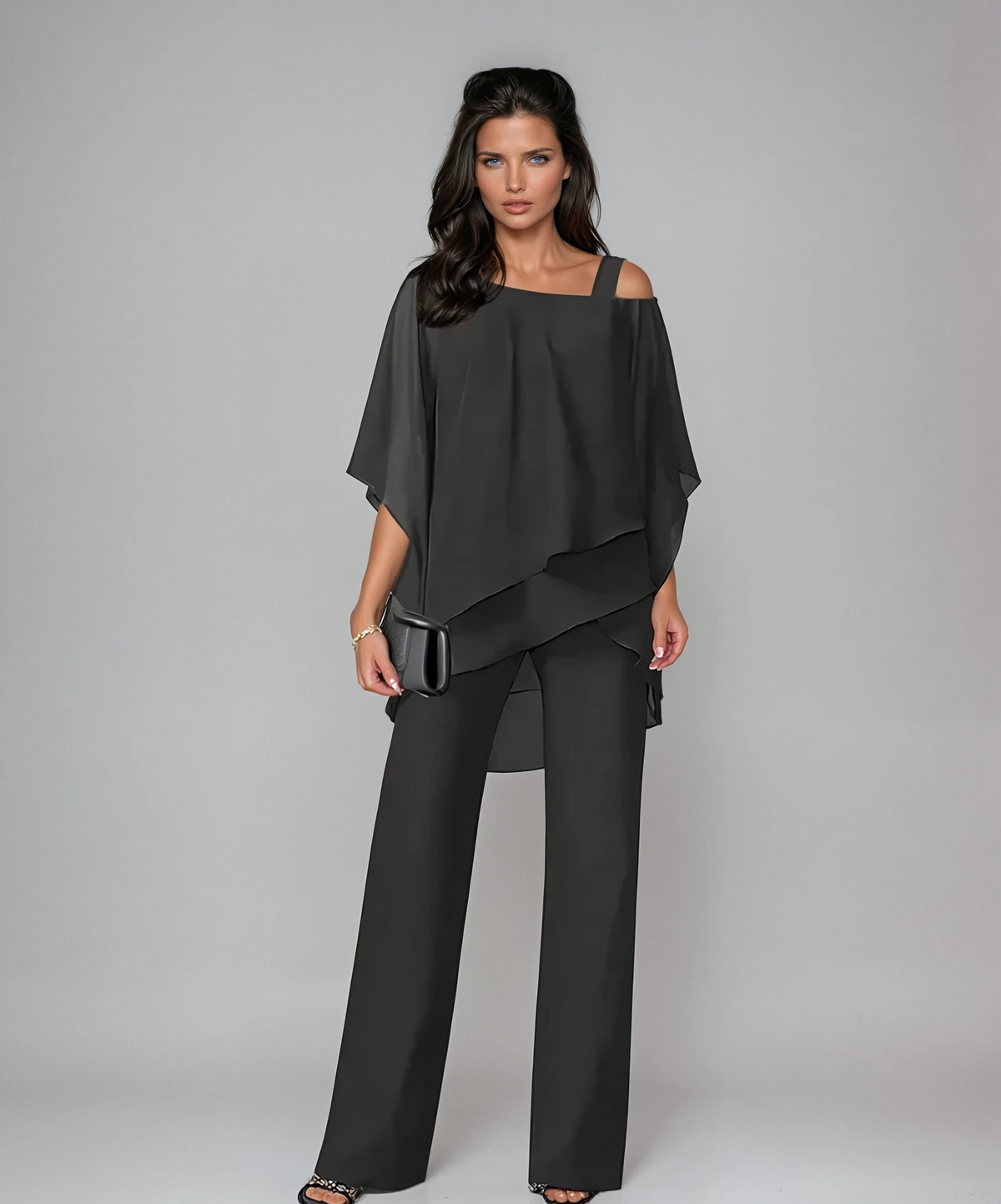 Women's Elegant Two-Piece Layered Set for Effortless Style