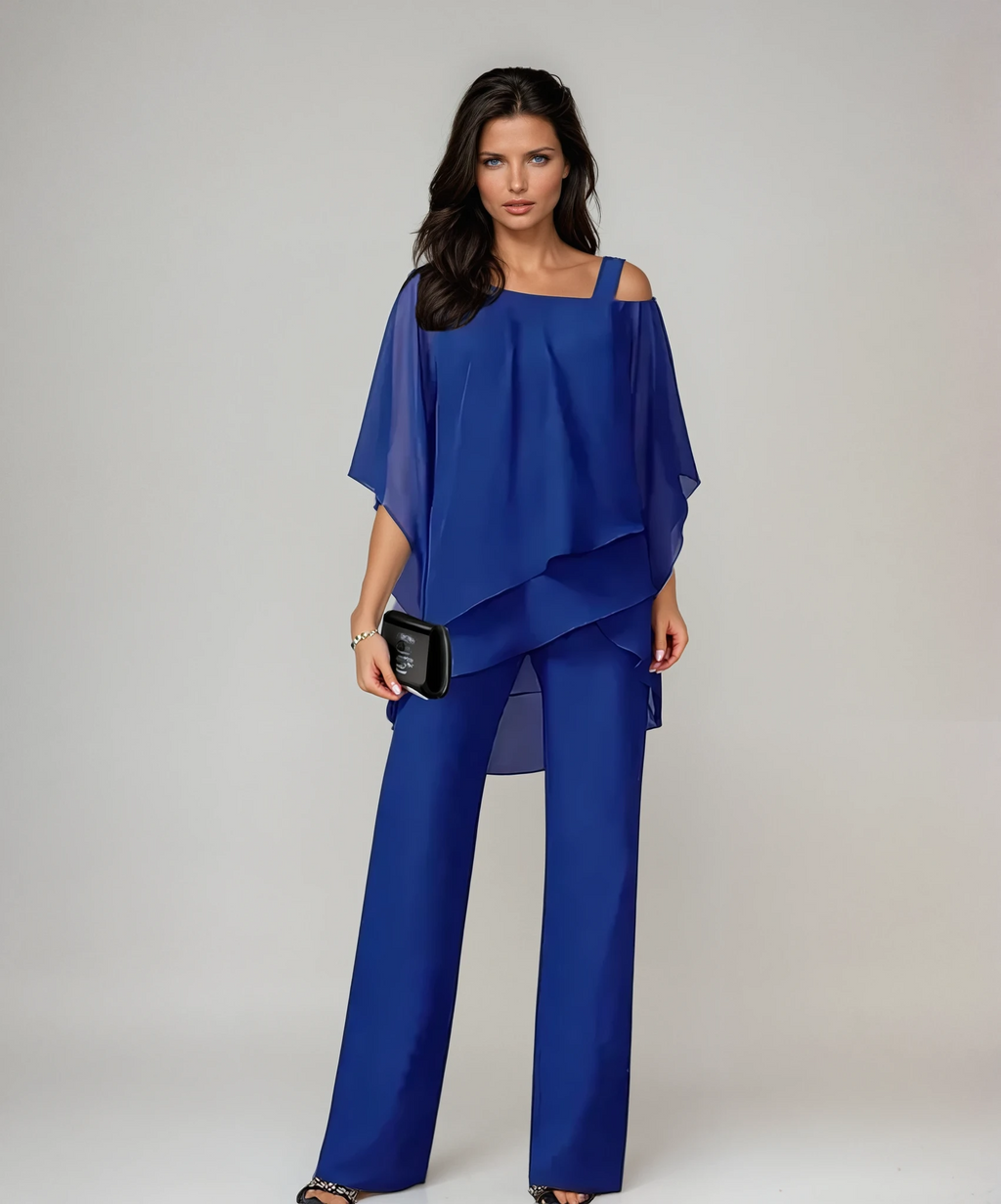Women's Elegant Two-Piece Layered Set for Effortless Style