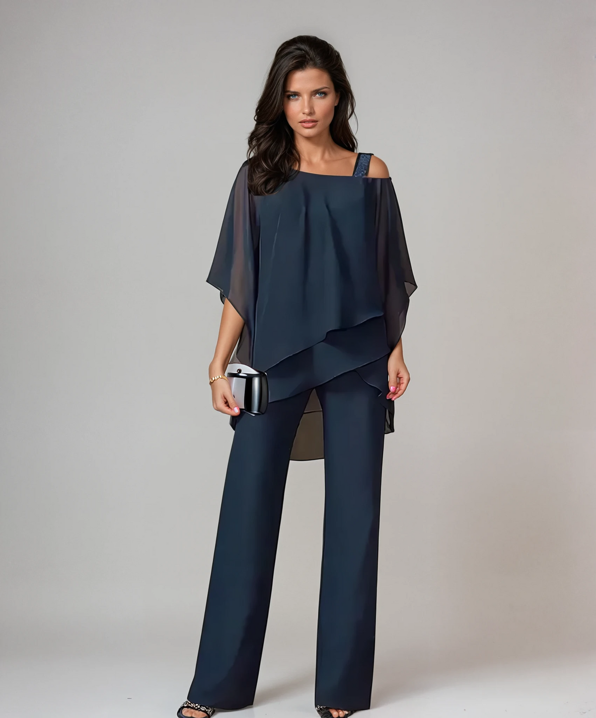 Women's Elegant Two-Piece Layered Set for Effortless Style