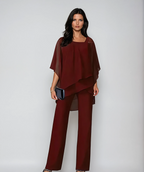 Women's Elegant Two-Piece Layered Set for Effortless Style